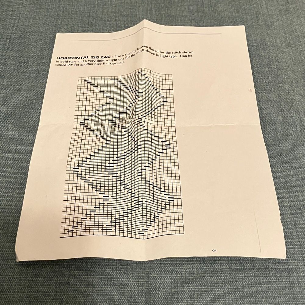Horizontal Zig Zag Knitting Pattern